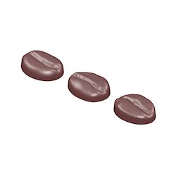 Chocoladevorm koffieboon 3 fig.