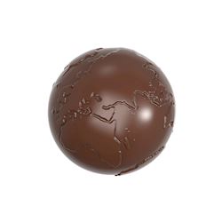Chocoladevorm wereldbol