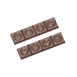 Chocoladevorm reepje smiley 2 fig.