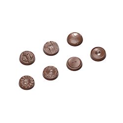 Chocoladevorm knopen 7 fig.