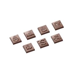 Chocoladevorm karak Sinterklaas 7 fig.