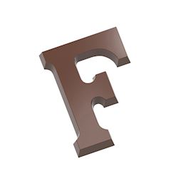 Chocoladevorm letter F 200 gr