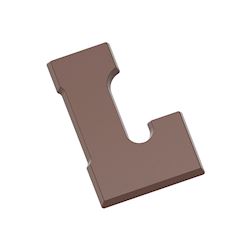 Chocoladevorm letter L 200 gr