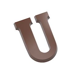 Chocoladevorm letter U 200 gr