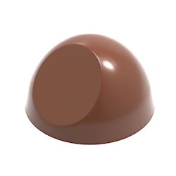 Chocoladevorm halve bol met platte zijde Ø 32 mm