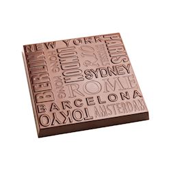 Chocoladevorm tablet city names