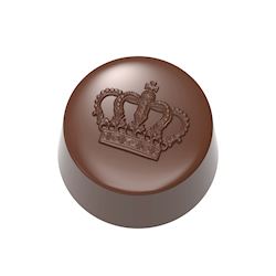 Chocoladevorm praline kroon