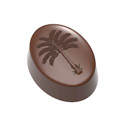 Chocoladevorm praline palmboom