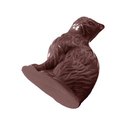 Chocoladevorm kat zittend