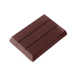 Chocoladevorm tablet 1x3 vlak 88 gr