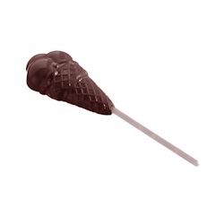 Chocoladevorm lolly ijshoorn