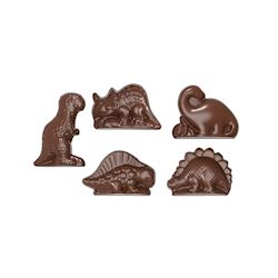 Chocoladevorm dinosaurus 5 fig.