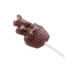 Chocoladevorm lolly hond