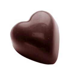 Chocoladevorm hartje bol 14 gr