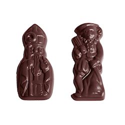 Chocoladevorm Sinterklaas & piet 2 fig.