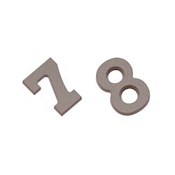 Chocoladevorm cijfers 7 & 8