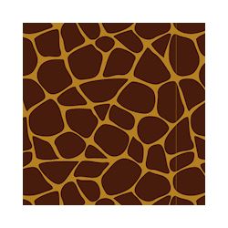 Transferts voor magneetvorm 135 x 275 mm giraffe***LAST PIECES***