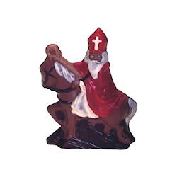 Chocoladevorm sint op paard 140 mm