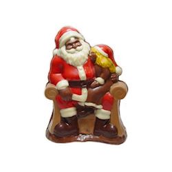 Chocoladevorm kerstman kind 180 mm