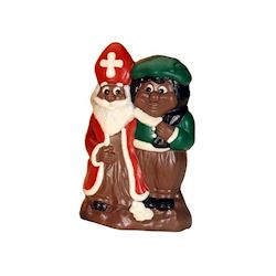 Chocoladevorm Sinterklaas en piet 190 mm