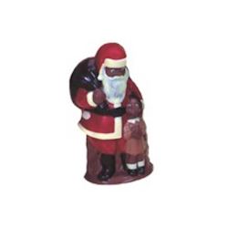 Chocoladevorm kerstman/kind 140 mm