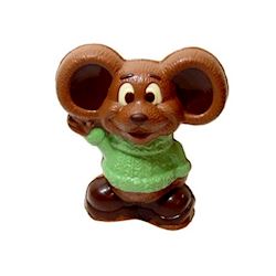 Chocoladevorm muis boy 80 mm