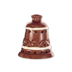 Chocoladevorm kerstklok 125 mm