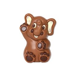 Chocoladevorm vrolijke olifant 134 mm