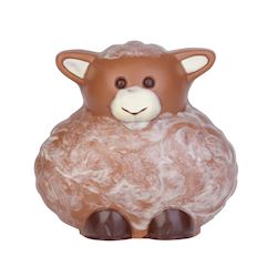 Chocoladevorm bolvormig schaap "Molly" 101 mm