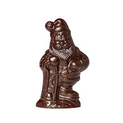 Chocoladevorm kerstman met slee 180 mm