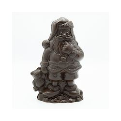 Chocoladevorm kerstman met teddy 180 mm