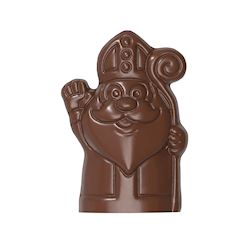 Chocoladevorm magneten Sinterklaas zwaait 150 mm