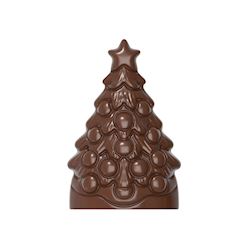 Chocoladevorm magneten kerstboom 150 mm