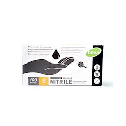 Handschoenen nitrile -  zwart - small
