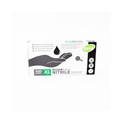 Handschoenen nitrile -  zwart - extra large
