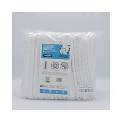Wegwerp haarkapjes wit - 100 pcs