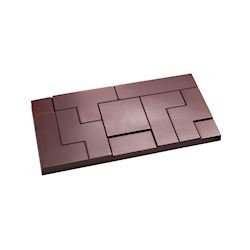 Chocoladevorm tablet tetromino rechthoek