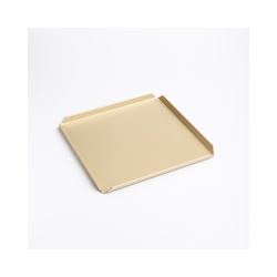 Plateau 170 x 170 mm champagne