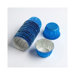 Aluminium cuvet blauw - 1250 pcs