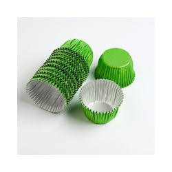 Aluminium cuvet groen - 1250 pcs