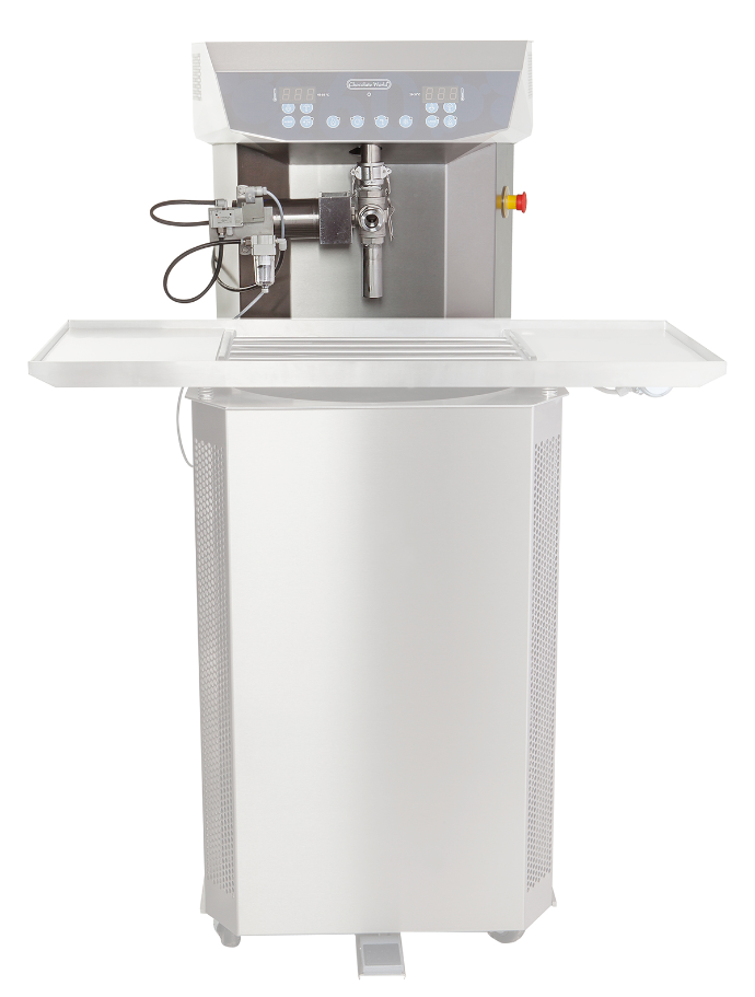 M1300NSA - Non-stop auger demonstrated on a CW60 tempering machine