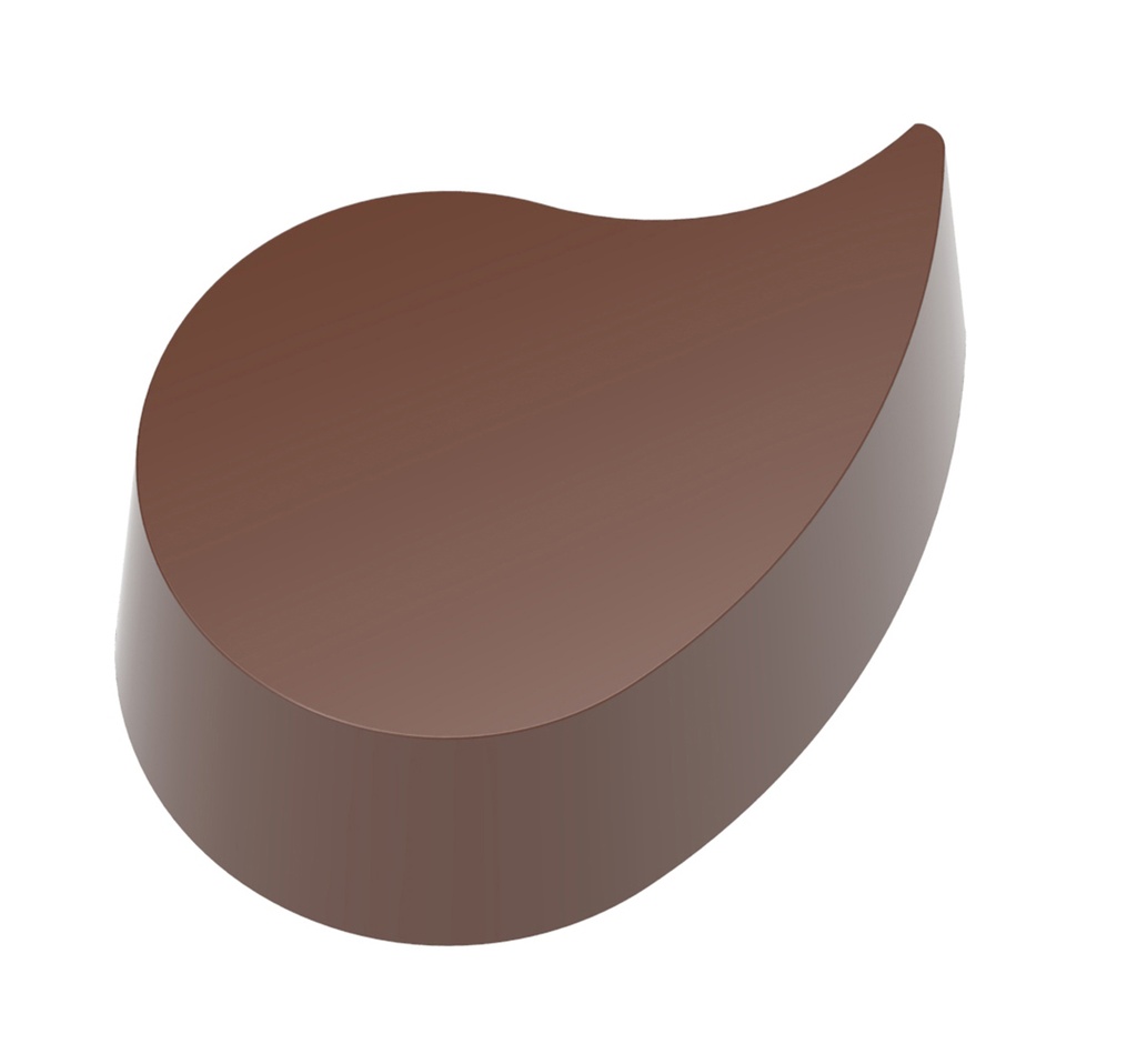 [1000L08CW] Chocoladevorm magneet druppel