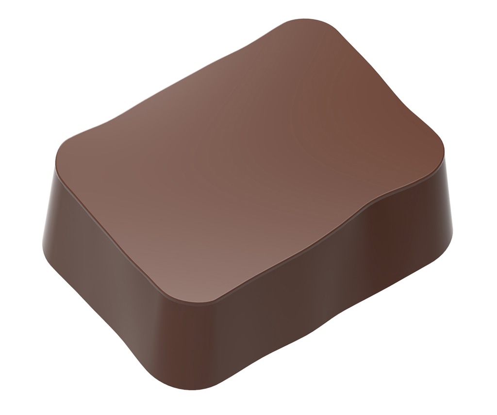 [1000L10CW] Chocolate mould magnetic rectangular enrobed