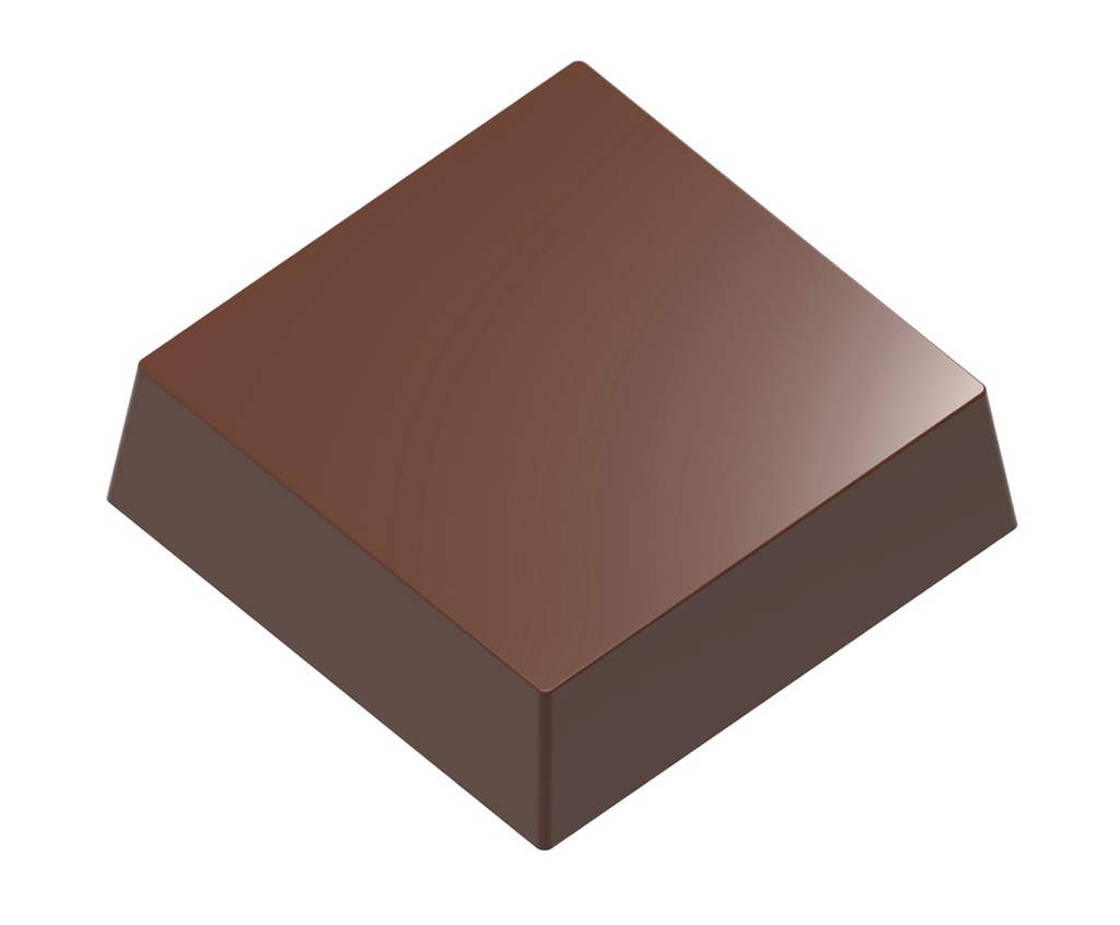 [1000L19CW] Chocolate mould magnet square