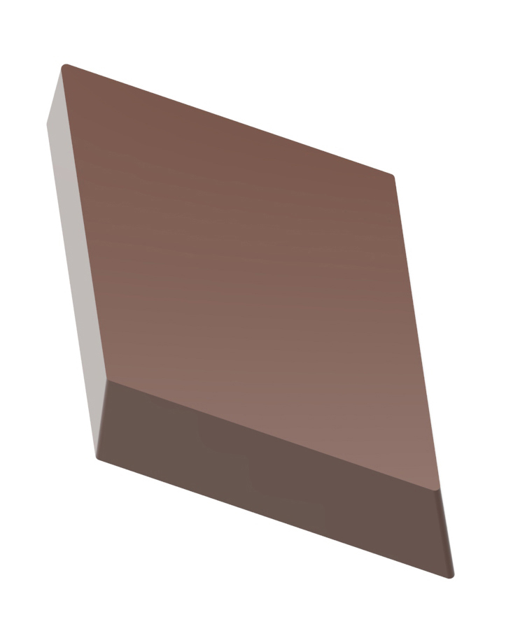 [1000L43CW] Chocolate mould magnetic rhomb