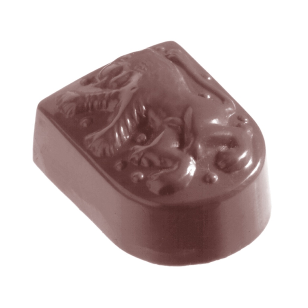 Molde de chocolate escudo con león