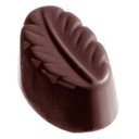 Molde de chocolate hoja larga