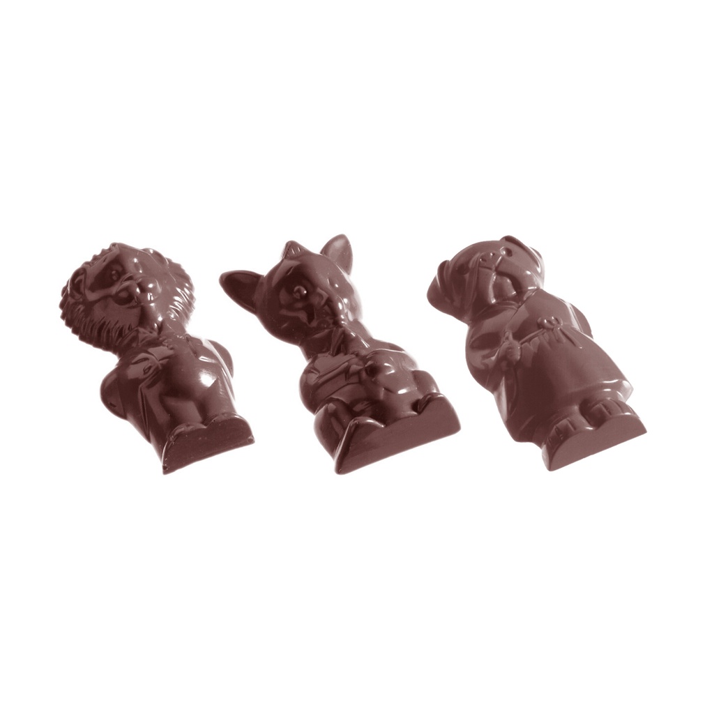 [1039CW] Molde de chocolate figuras animales 9 fig.