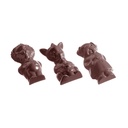 Molde de chocolate figuras animales 9 fig.