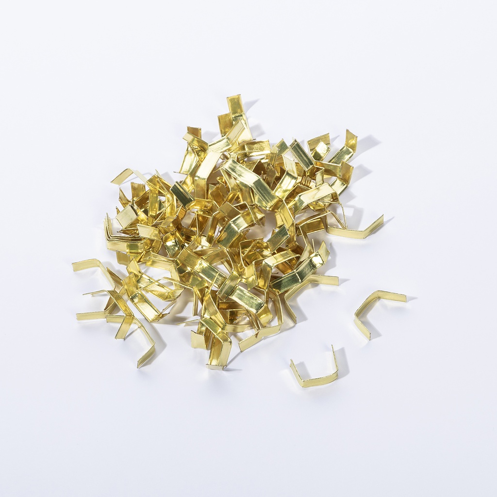 [10417] Clips de oro - 1000 pcs